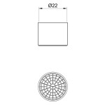 Аэратор Lidz (CRM) 48 00 022 00 с внутренней резьбой