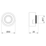 Гайка для излива Lidz (CRM) 46 01 273 00