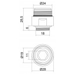 Переходник Lidz (CRM) 46 01 273 01