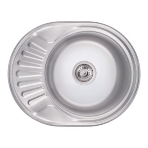 Кухонна мийка Lidz 6044 0,8 мм Polish (LIDZ6044POL)