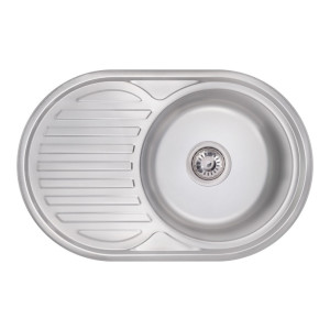 Кухонна мийка Lidz 7750 0,6 мм Polish (LIDZ775006POL)