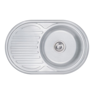 Кухонна мийка Lidz 7750 0,6 мм Decor (LIDZ775006DEC)