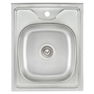 Кухонна мийка Lidz 6050 0,6 мм Satin (LIDZ605006SAT)