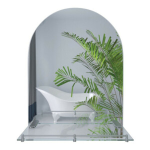 Зеркало Lidz 140.07.03 500х690х110 с полкой