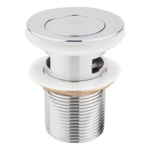 Донный клапан для раковины Lidz (CRM) 47 00 004 00 с переливом