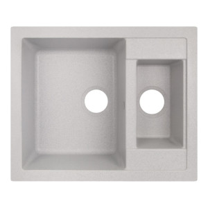 Кухонная мойка с дополнительной чашей Lidz 615x500/200 GRA-09 (LIDZGRA09615500200)