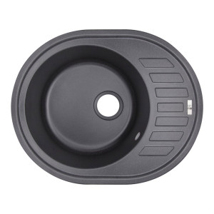 Кухонная мойка Lidz 620x500/200 BLA-03 (LIDZBLA03620500200)