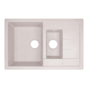 Кухонная мойка с дополнительной чашей Lidz 780x495/200 COL-06 (LIDZCOL06780495200)