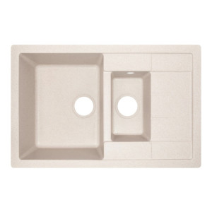 Кухонная мойка с дополнительной чашей Lidz 780x495/200 MAR-07 (LIDZMAR07780495200)