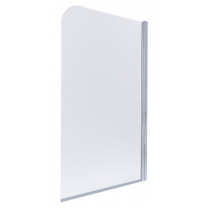 Штора на ванну Lidz Brama SS80x140R.CRM.FR стекло Frost 6 мм, правая