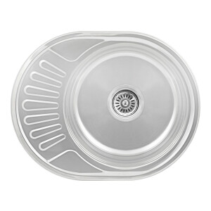 Кухонна мийка Lidz 5745 0,6 мм Polish (LIDZ5745POL06)