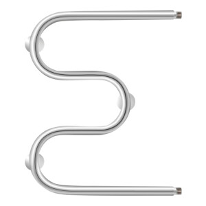 Полотенцесушитель водяной Lidz Snake (CRM) D25х1/2" 500x400