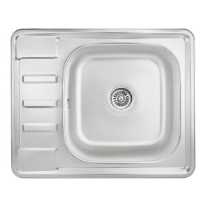 Кухонна мийка Lidz 6350 0,8 мм Micro Decor (LIDZ6350MDEC)