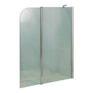 Штора на ванну Lidz Brama SS120x140R.CRM.FR стекло Frost 6 мм, правая