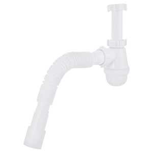 Сифон для раковини Lidz (WHI) 60 08 E003 00 (вихід 50 мм) без випуска