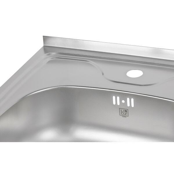 Кухонна мийка Lidz 6050 0,6 мм Satin (LIDZ605006SAT)