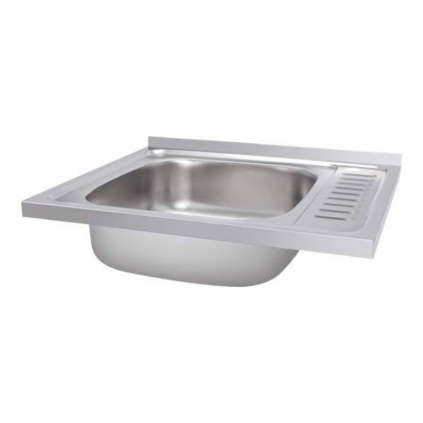 Кухонна мийка Lidz 6050-L 0,6 мм Satin (LIDZ6050L06SAT)