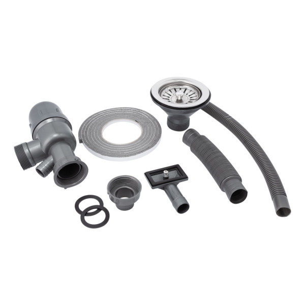 Кухонна мийка Lidz 6050-L 0,6 мм Satin (LIDZ6050L06SAT)