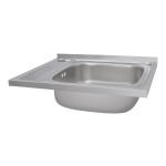 Кухонна мийка Lidz 6050-R 0,6 мм Satin (LIDZ6050R06SAT)