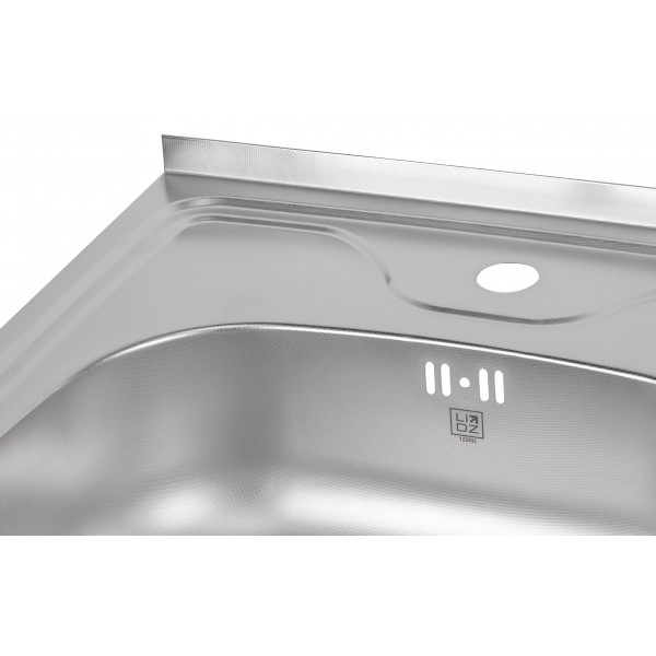 Кухонна мийка Lidz 5060 0,6 мм Decor (LIDZ506006DEC)