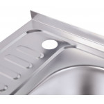 Кухонна мийка Lidz 6050-R 0,6 мм Decor (LIDZ6050R06DEC)