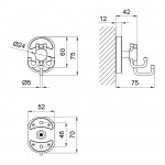 Крючок Lidz (CRM) 114.06.03