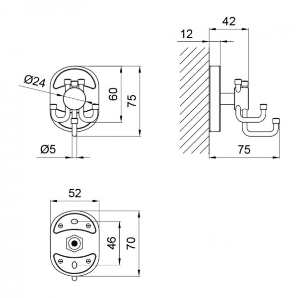 Крючок Lidz (CRM) 114.06.03