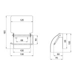 Тримач для туалетного паперу Lidz (CRM) 121.04.04
