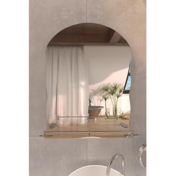 Зеркало Lidz 140.07.02 425х575х105 с полкой