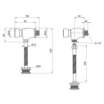 Кран для пісуара Lidz (CRM) 90 10 903 00