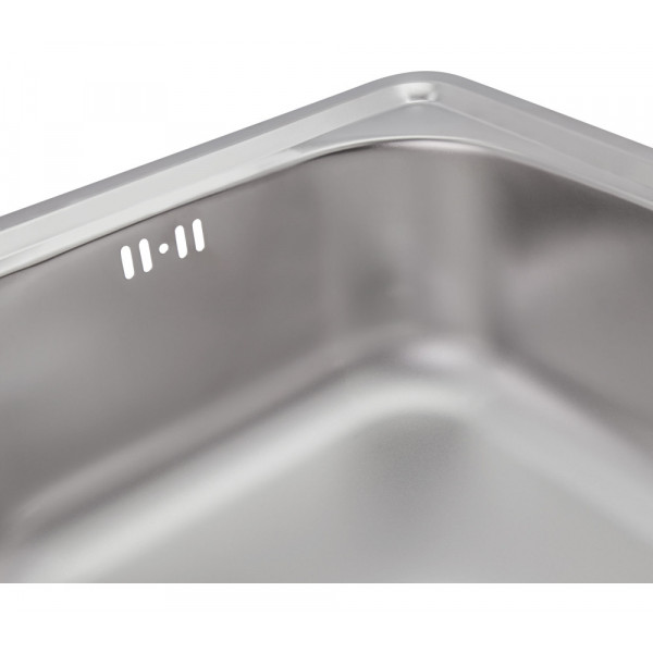 Кухонна мийка Lidz 7642 0,8 мм Satin (LIDZ764208SAT)