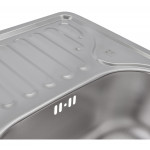 Кухонна мийка Lidz 6642 0,8 мм Micro Decor (LIDZ664208MICDEC)