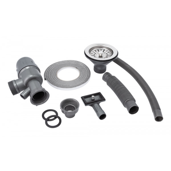 Кухонна мийка Lidz 6642 0,8 мм Micro Decor (LIDZ664208MICDEC)