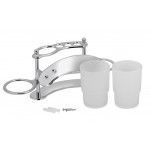 Стакан двойной Lidz (CRM) 114.08.11 с держателем зубных щеток