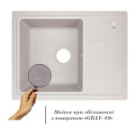 Кухонная мойка Lidz 620x435/200 GRA-09 (LIDZGRA09620435200)