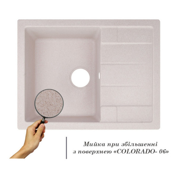 Кухонная мойка Lidz 650x500/200 COL-06 (LIDZCOL06650500200)