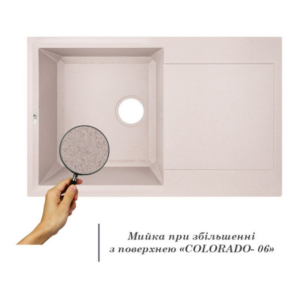 Кухонная мойка Lidz 790x495/230 COL-06 (LIDZCOL06790495230)