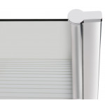 Штора на ванну Lidz Brama SS80x150R.CRM.L стекло Linie 6 мм, правая