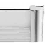 Штора на ванну Lidz Brama SS80x150R.CRM.L стекло Linie 6 мм, правая