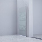 Штора на ванну Lidz Brama SS80x150R.CRM.L стекло Linie 6 мм, правая