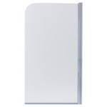 Штора на ванну Lidz Brama SS80x140R.CRM.FR стекло Frost 6 мм, правая