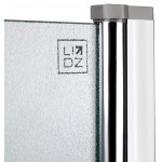 Штора на ванну Lidz Brama SS80x140R.CRM.FR стекло Frost 6 мм, правая