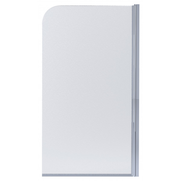 Штора на ванну Lidz Brama SS80x140R.CRM.FR стекло Frost 6 мм, правая