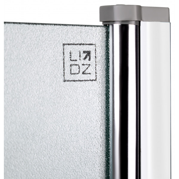 Штора на ванну Lidz Brama SS80x140R.CRM.FR стекло Frost 6 мм, правая