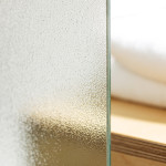 Штора на ванну Lidz Brama SS120x140L.CRM.FR стекло Frost 6 мм, левая