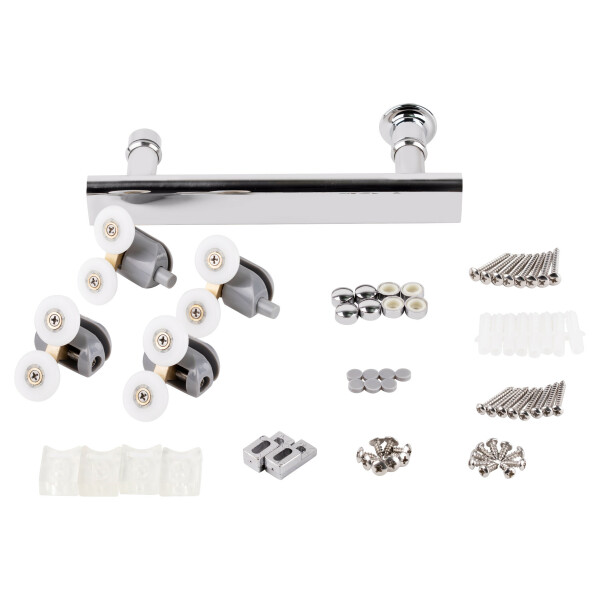 Душові двері в нішу Lidz Zycie SD90x185.CRM.FR, скло Frost 5 мм