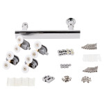 Душові двері в нішу Lidz Zycie SD100x185.CRM.FR, скло Frost 5 мм