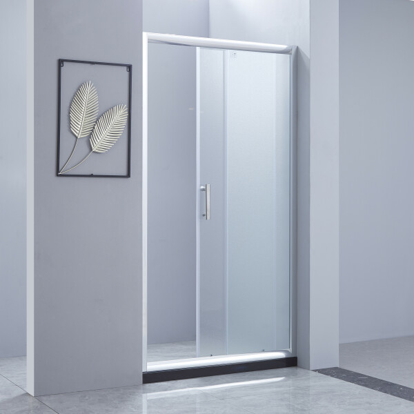 Душові двері в нішу Lidz Zycie SD120x185.CRM.FR, скло Frost 5 мм