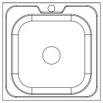 Кухонна мийка Lidz 5050 0,6 мм Decor (LIDZ5050DEC06)