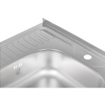 Кухонна мийка Lidz 6060-R 0,6 мм Decor (LIDZ6060RDEC06)